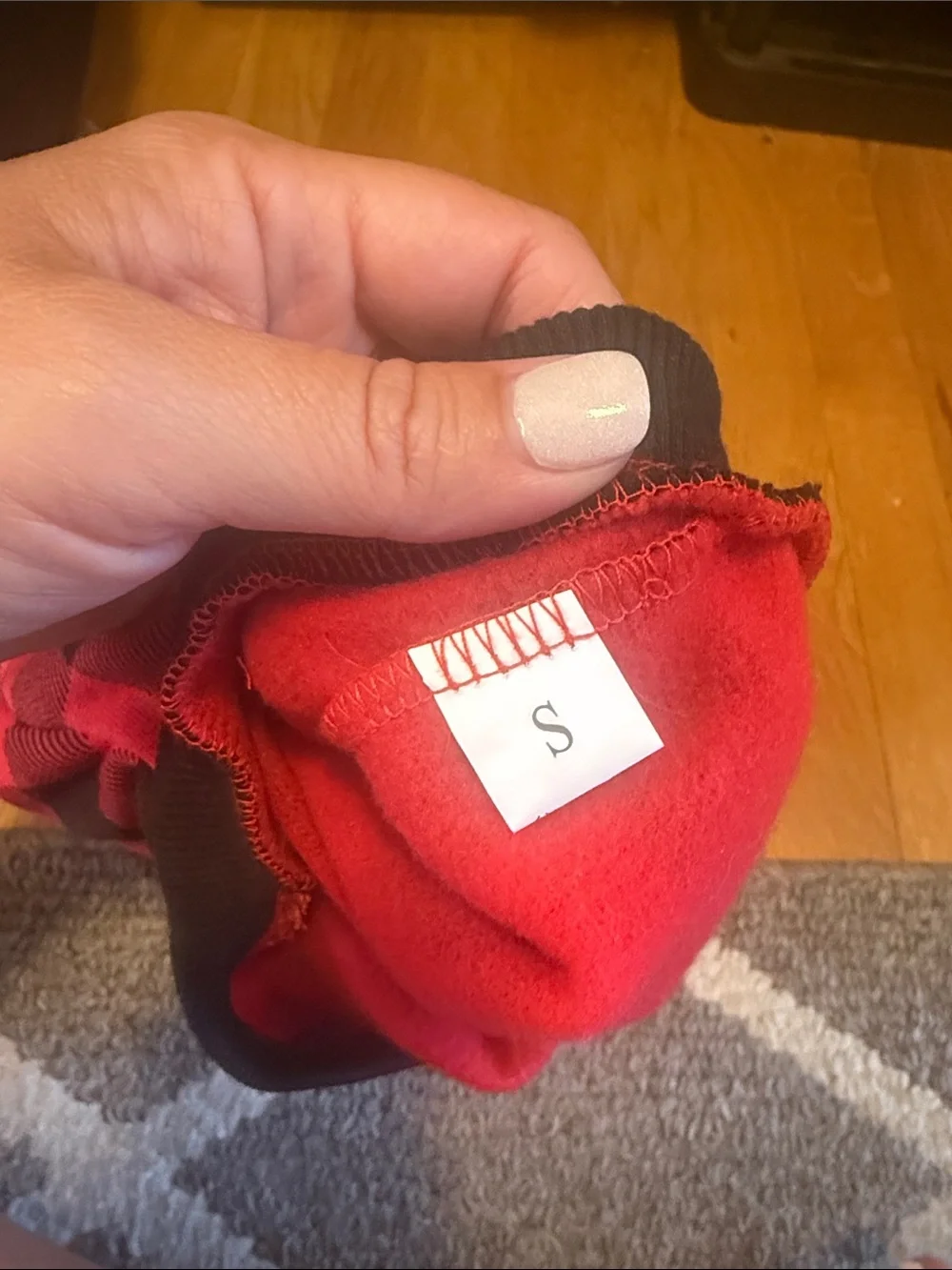 Red and Black Buffalo Plaid Pet Hoodie